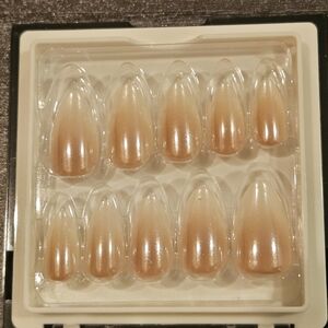 24 Press On Acrylic Doughnut Glaze Nail Set